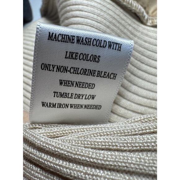 Absolutely Famous Sz S Faux Fur Cardigan Sweater Boho Chic Glam Cozy Layering - Picture 8 of 10